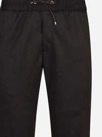 Pantalone jogging con coulisse testa di moro - vista posteriore
