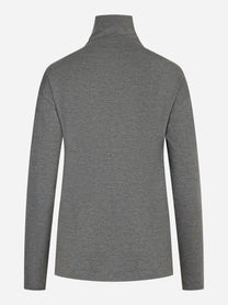 Retro del dolcevita grigio in viscosa stretch - Universel Sport Chic