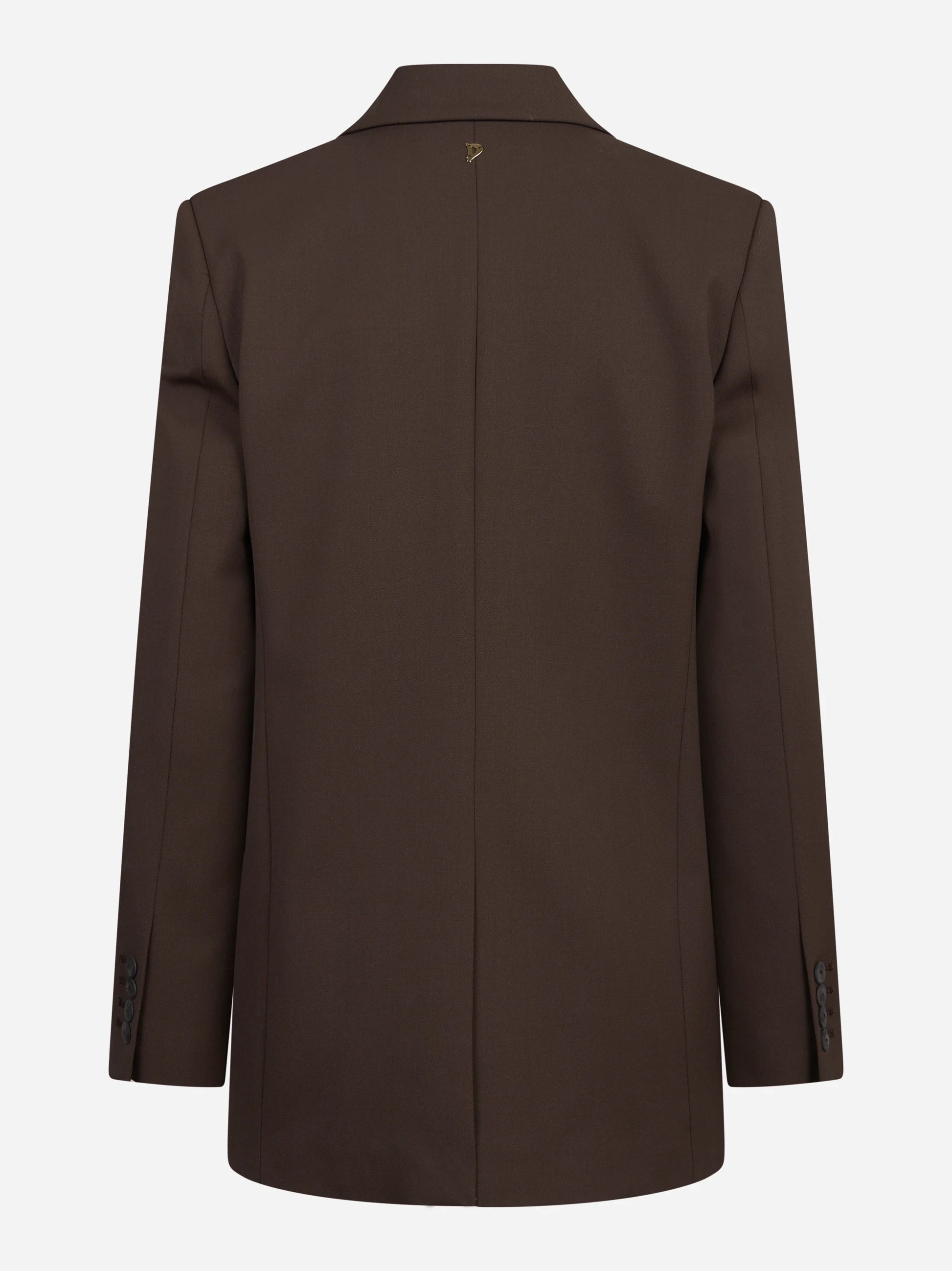 Blazer doppiopetto regular in gabardine di lana