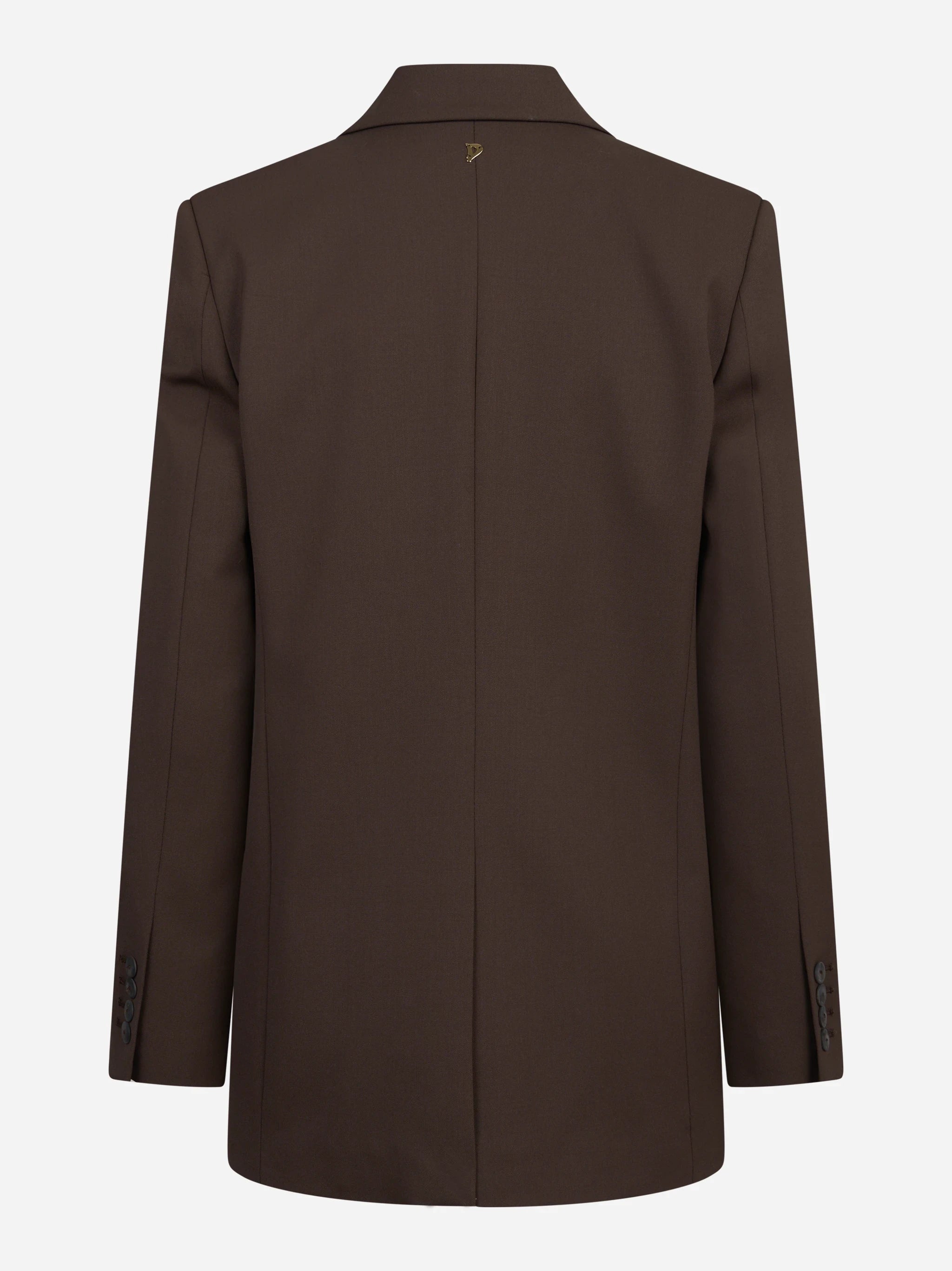 Blazer doppiopetto regular in gabardine di lana