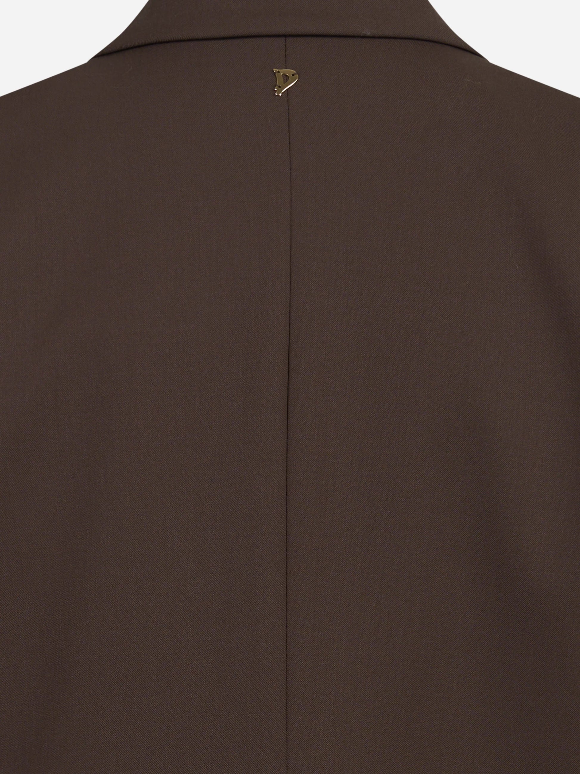 Blazer doppiopetto regular in gabardine di lana