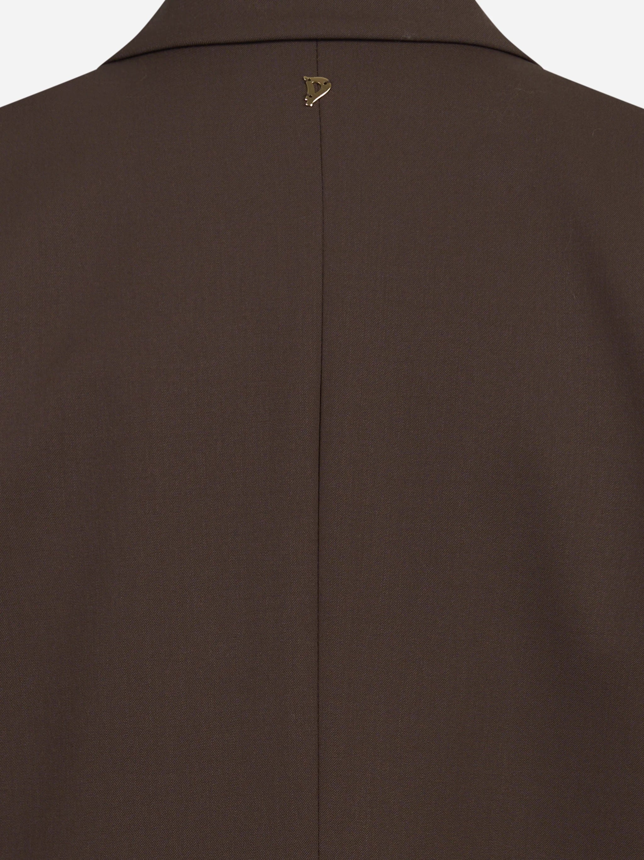 Blazer doppiopetto regular in gabardine di lana