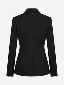 Blazer monopetto slim fit in misto lana DONDUP – immagine 2 di 3