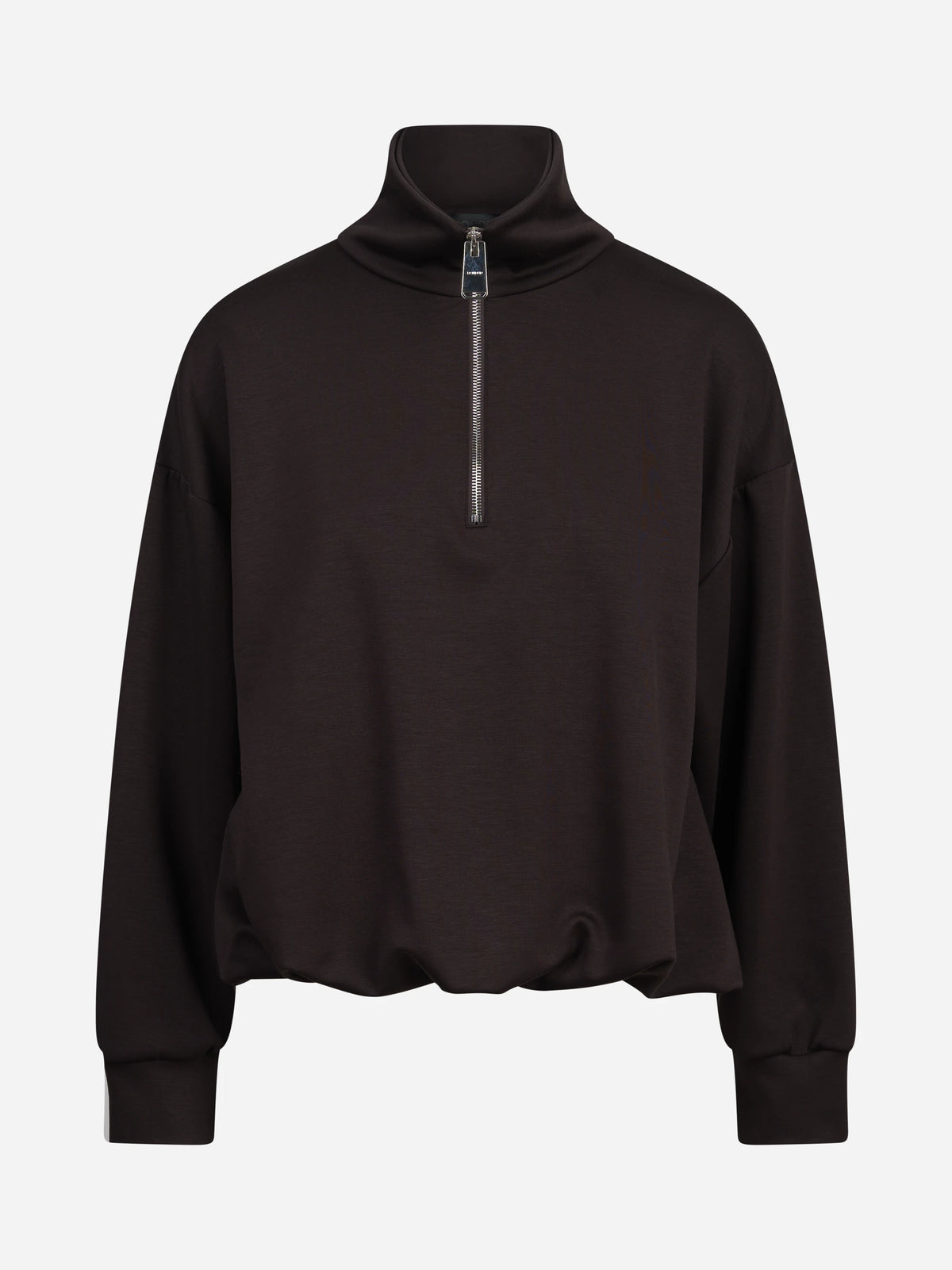 Felpa regular-fit in scuba marrone DONDUP – immagine 1 di 3