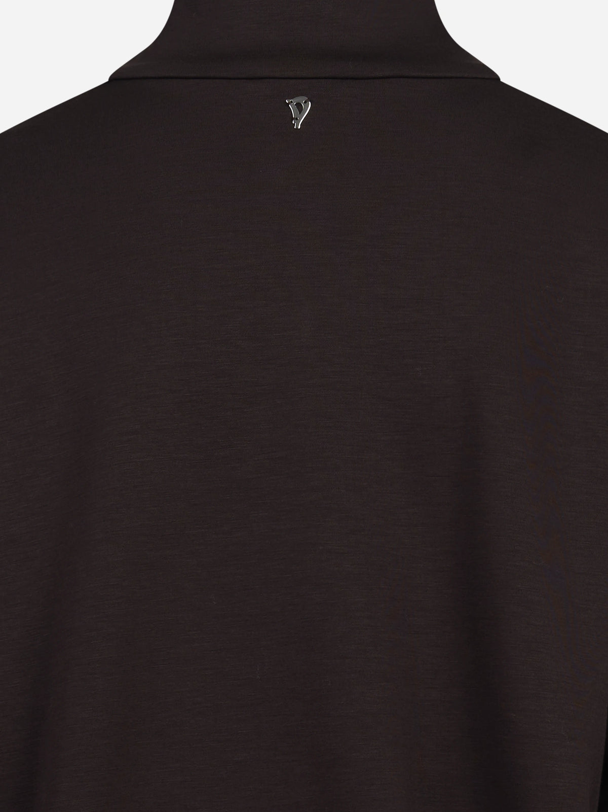 Felpa regular-fit in scuba marrone DONDUP – immagine 3 di 3