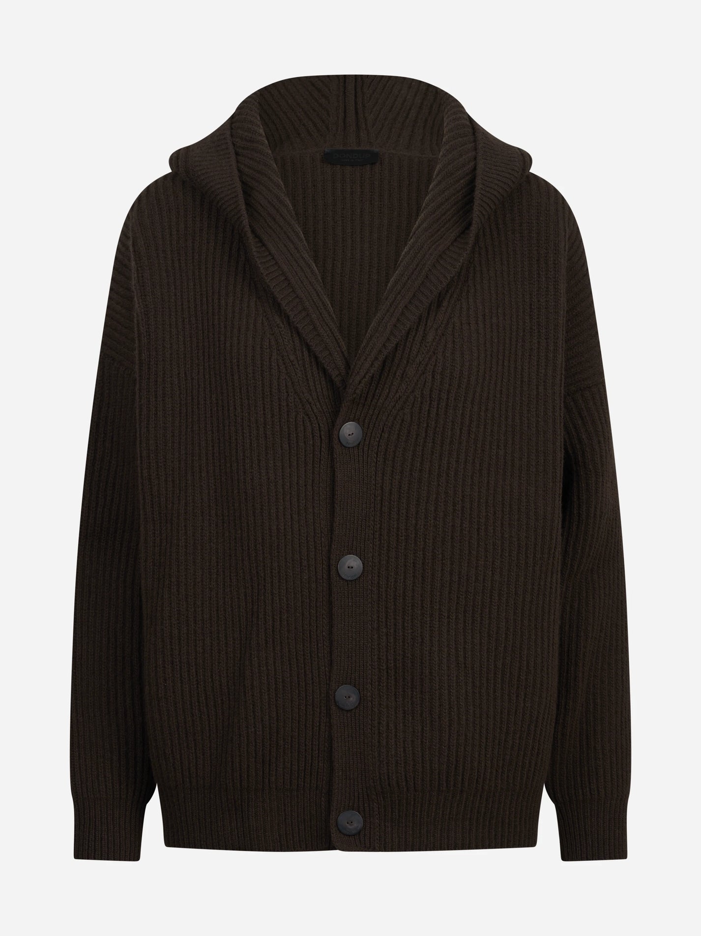 Cardigan oversized pescatore marrone DONDUP – immagine 1 di 3