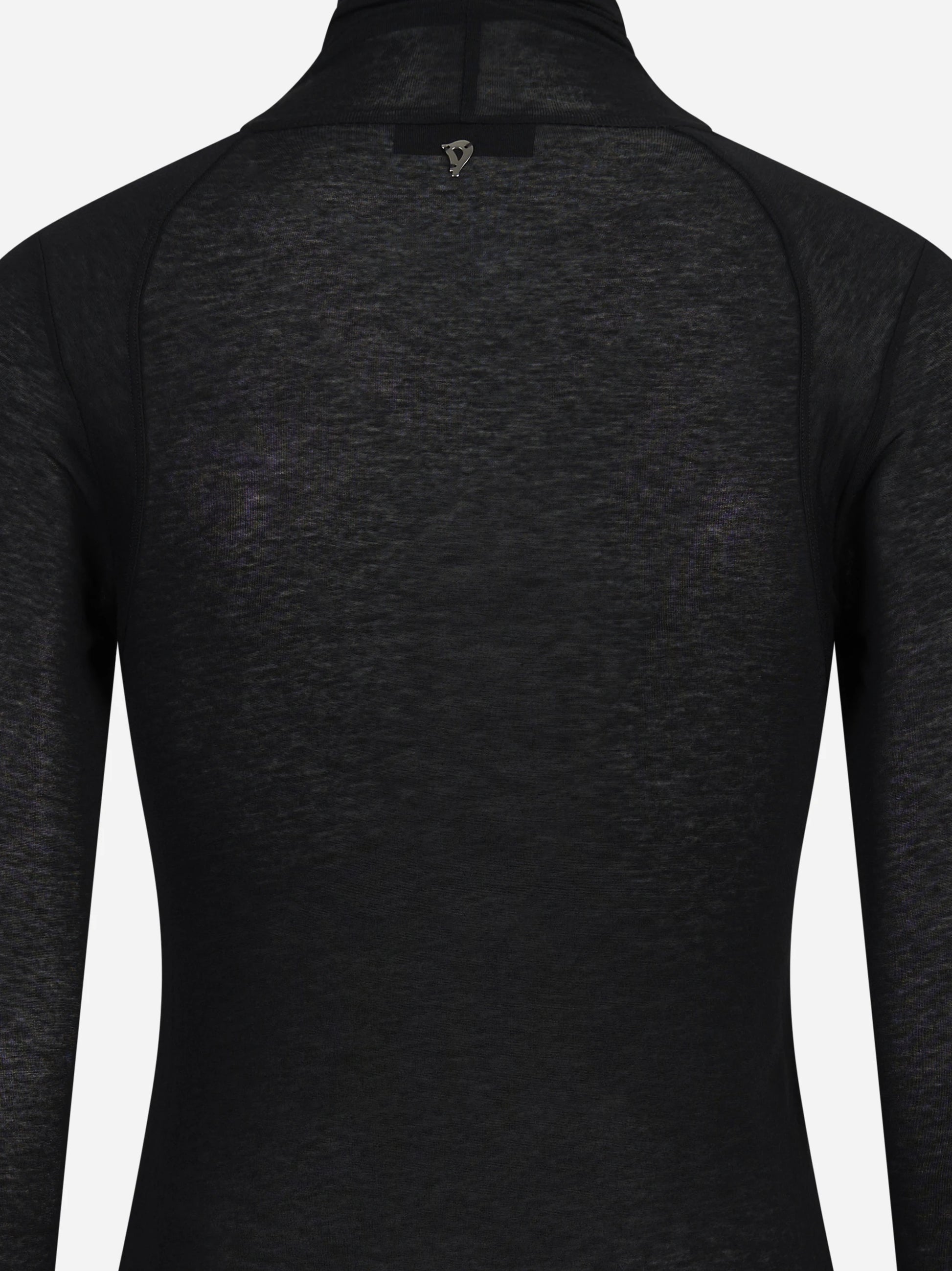 Maglia collo alto slim-fit nera DONDUP – immagine 3 di 3