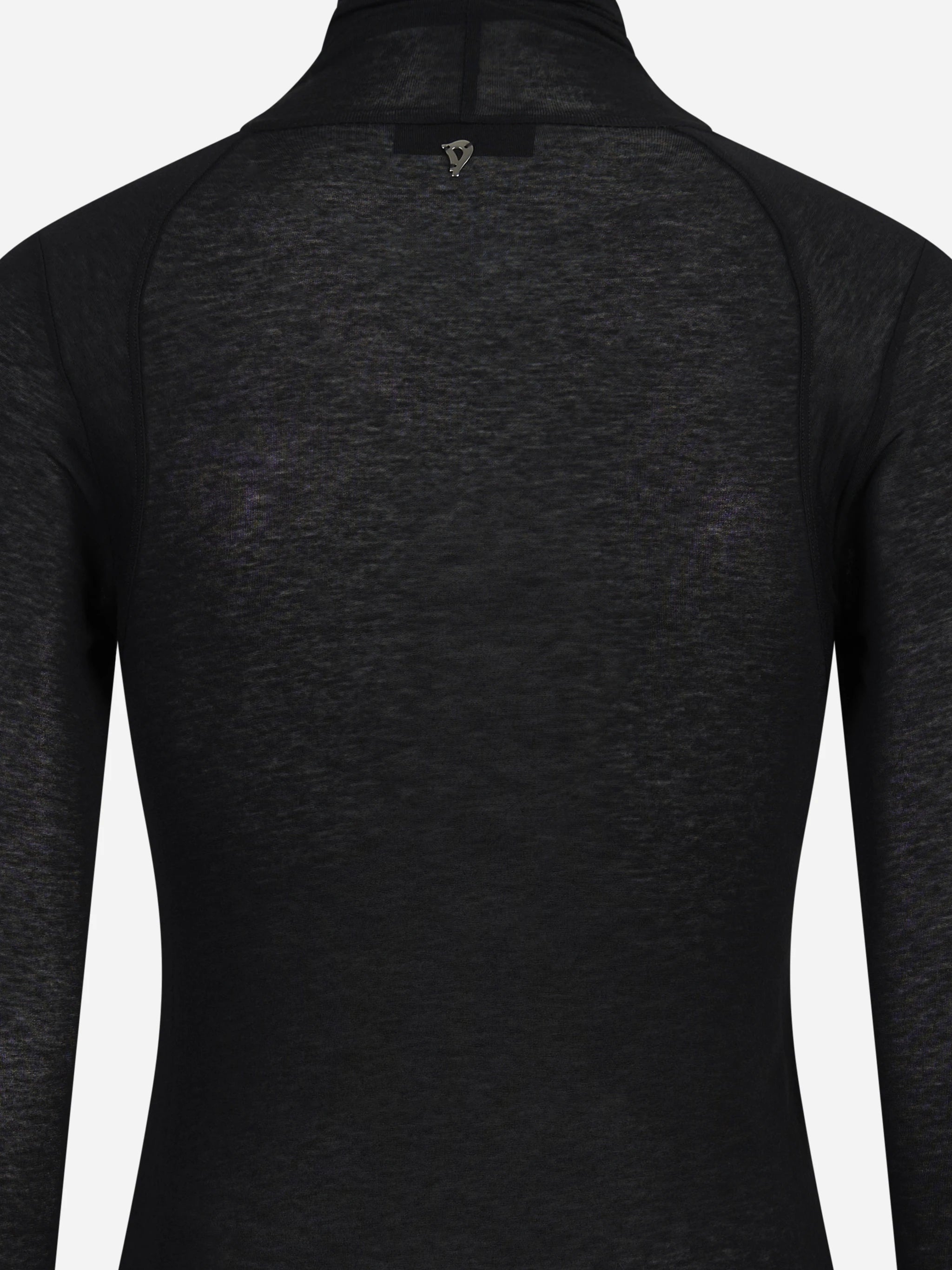 Maglia collo alto slim-fit nera DONDUP – immagine 3 di 3