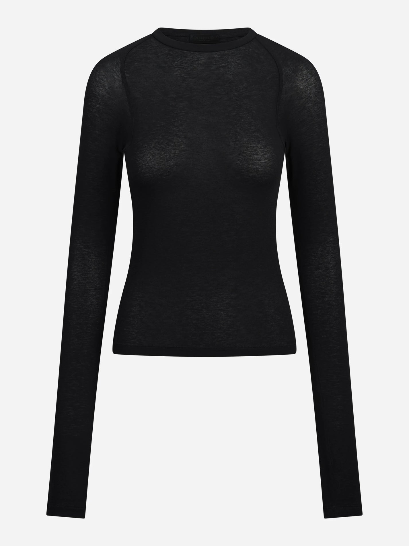 Maglia girocollo slim-fit nera DONDUP – immagine 1 di 3