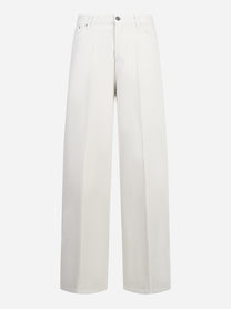 Jeans Dakota loose in bull fisso beige
