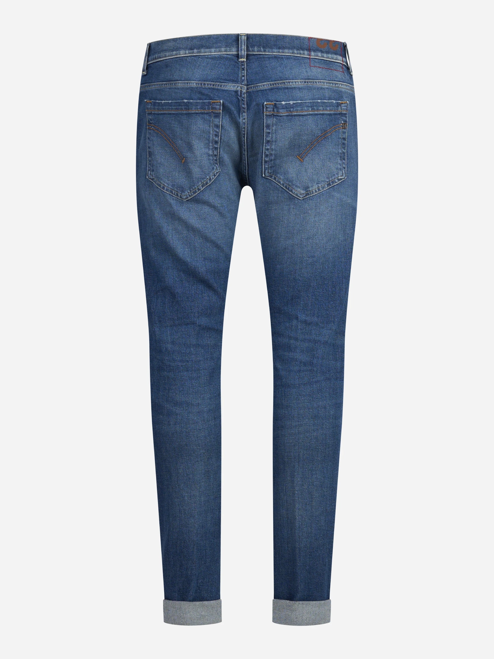 Jeans George slim fit in denim GOTS blu - vista posteriore
