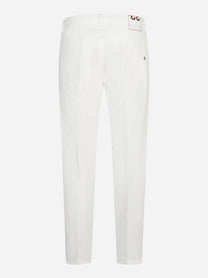 Jeans carrot fit Brighton in denim stretch bianco