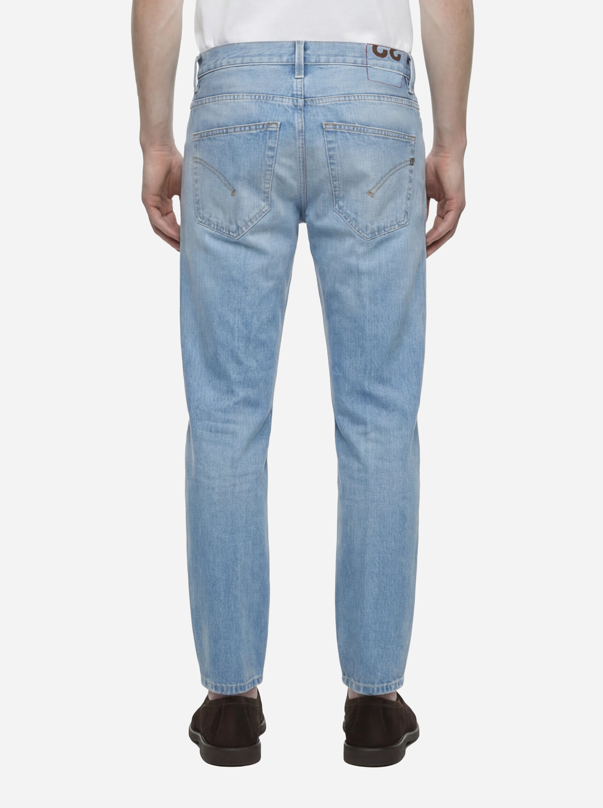 Jeans carrot fit Brighton in denim fermo