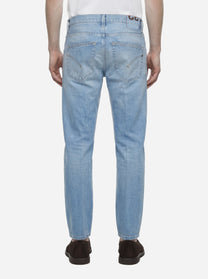 Jeans carrot fit Brighton in denim fermo