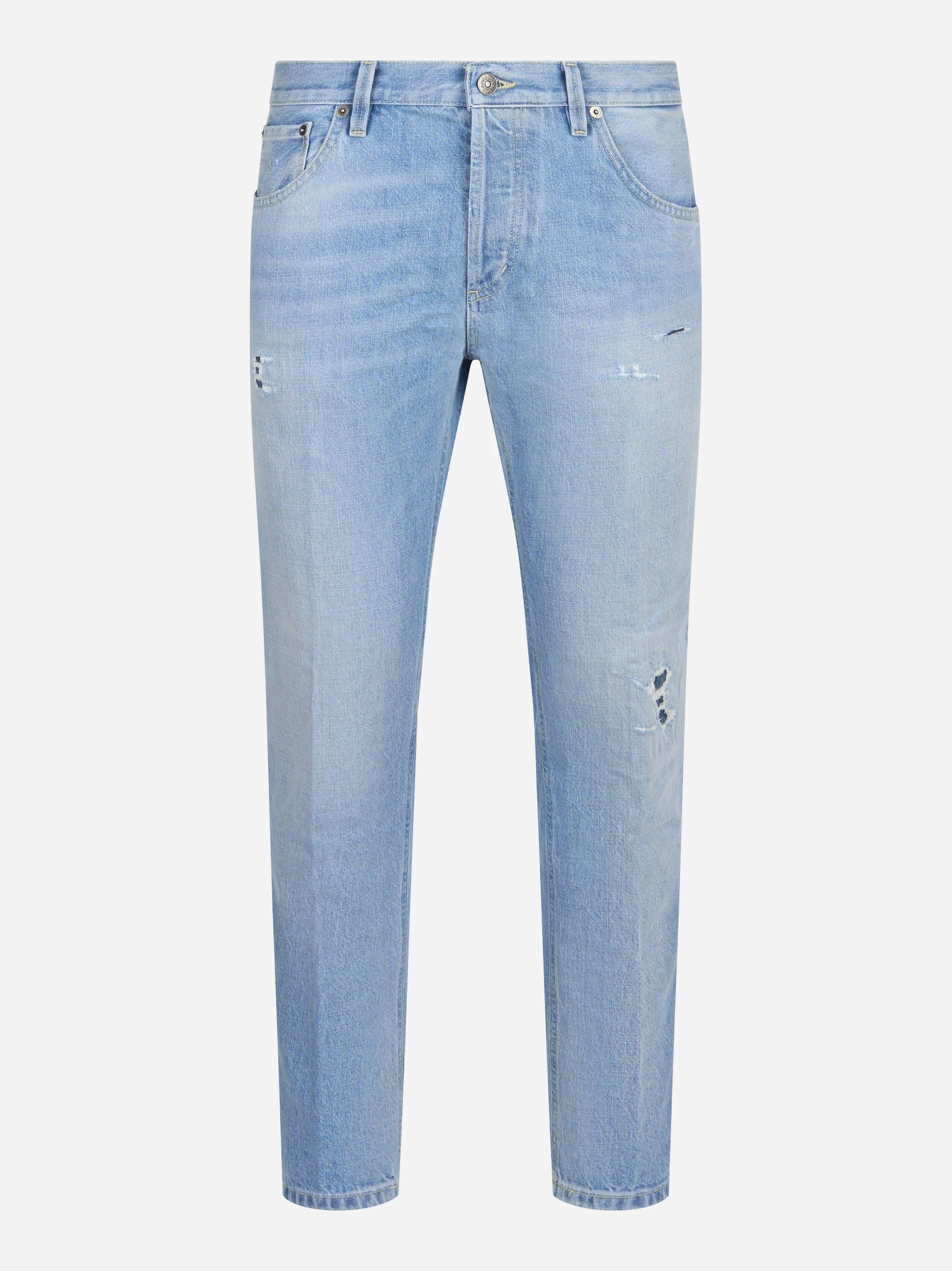 Jeans carrot fit Brighton in denim fermo