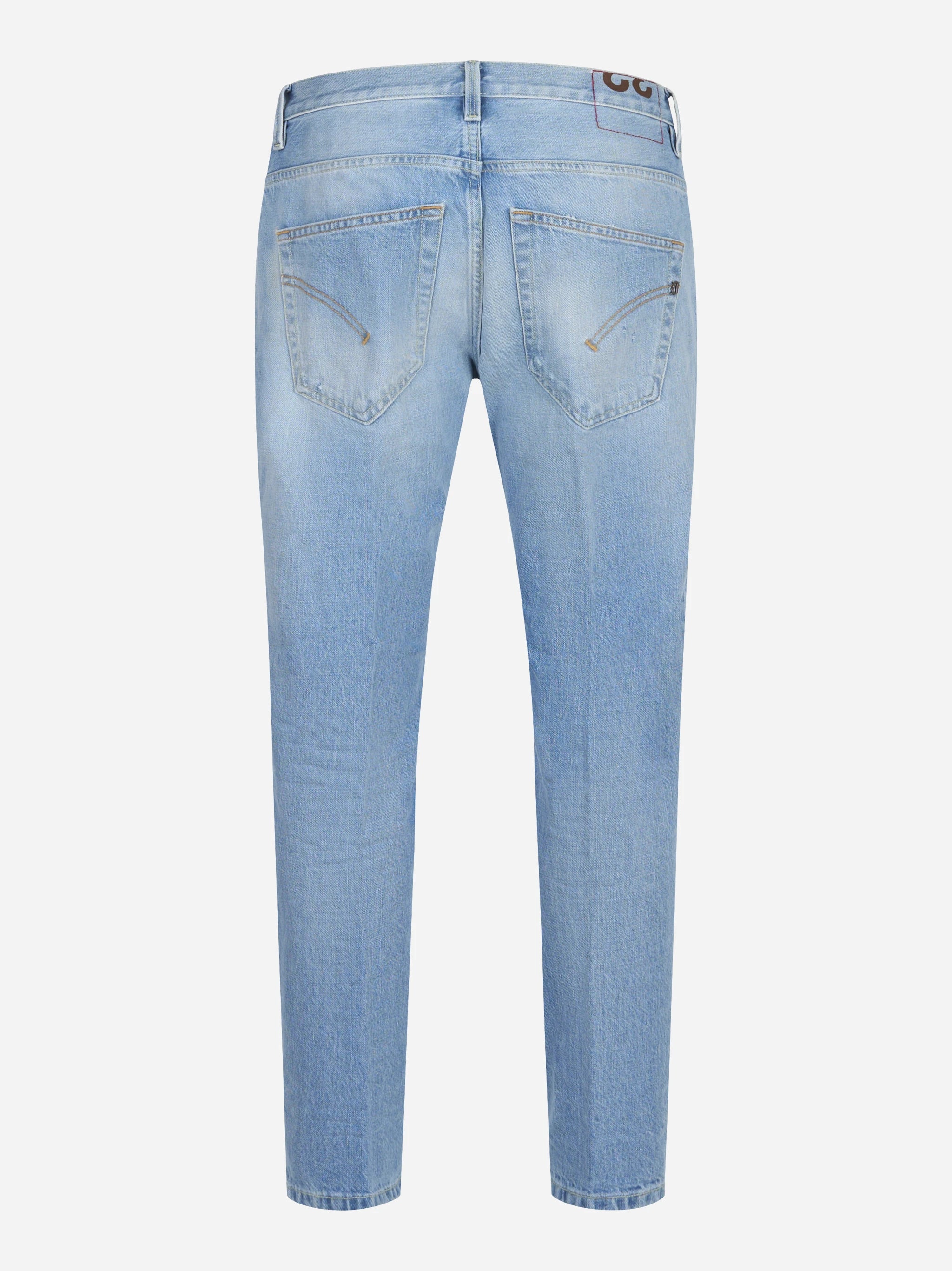 Jeans carrot fit Brighton in denim fermo