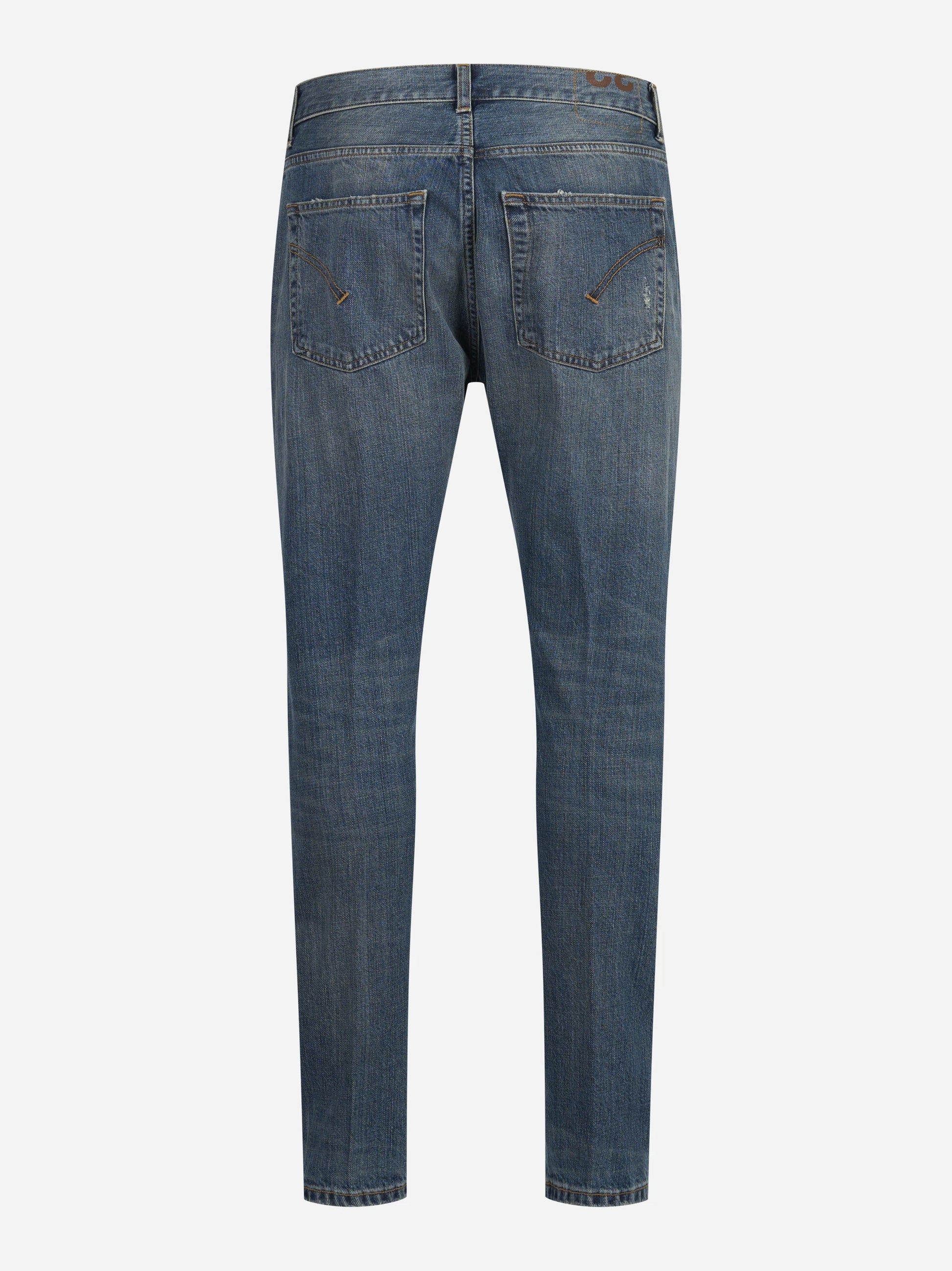 Jeans Dian slim fit blu con abrasioni - vista posteriore