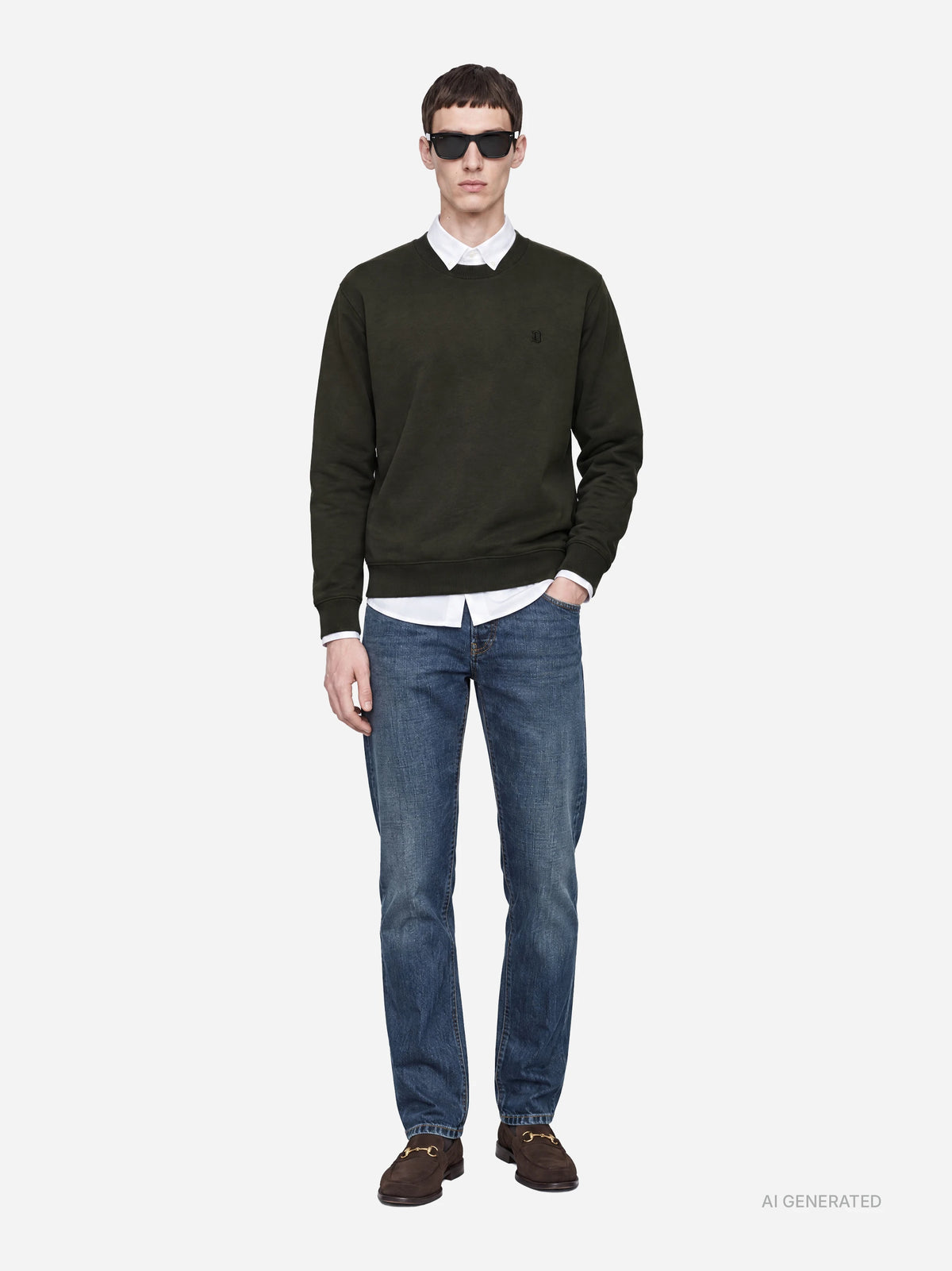 Jeans Dian slim fit blu - indossato, look completo