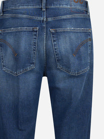 Jeans Ervin loose fit blu - vista laterale e dettagli