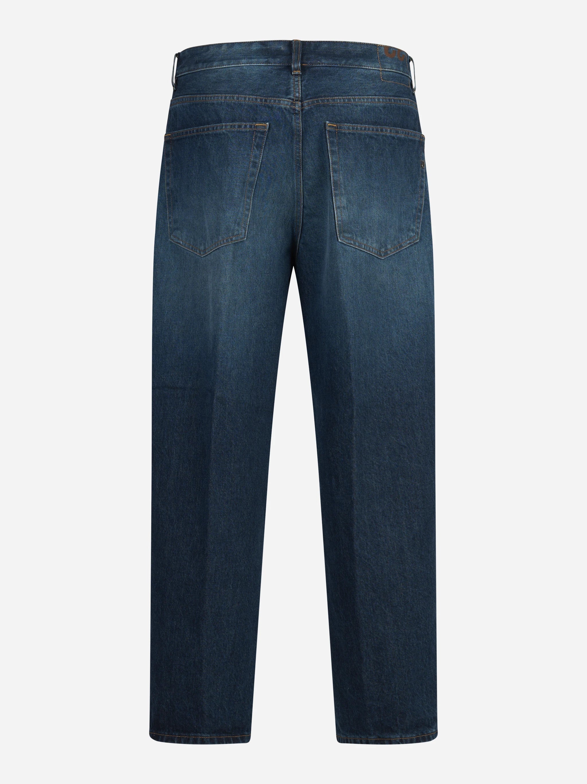 Jeans Anthony loose fit blu con abrasioni - vista posteriore