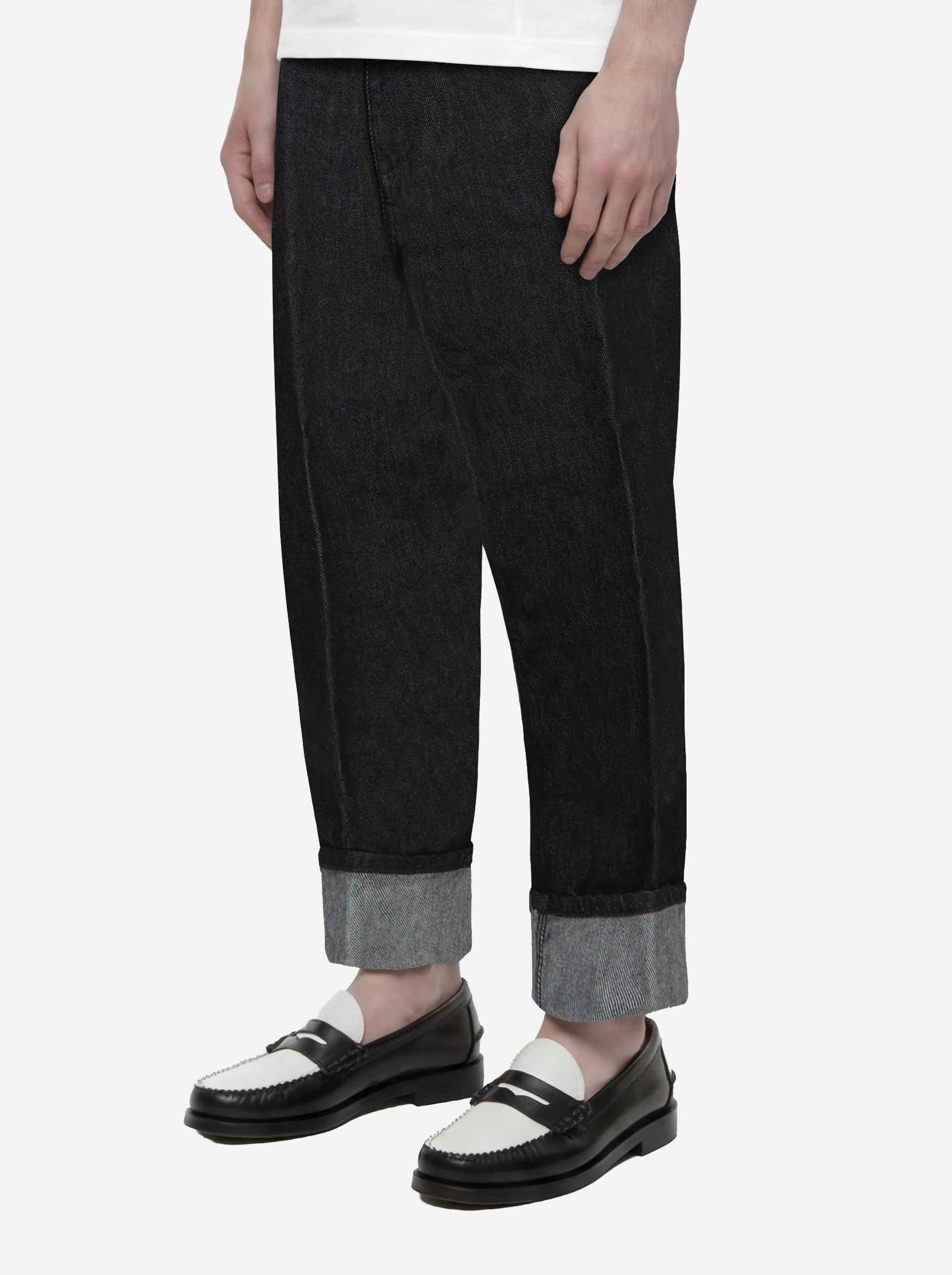 Jeans loose fit Antony in denim nero