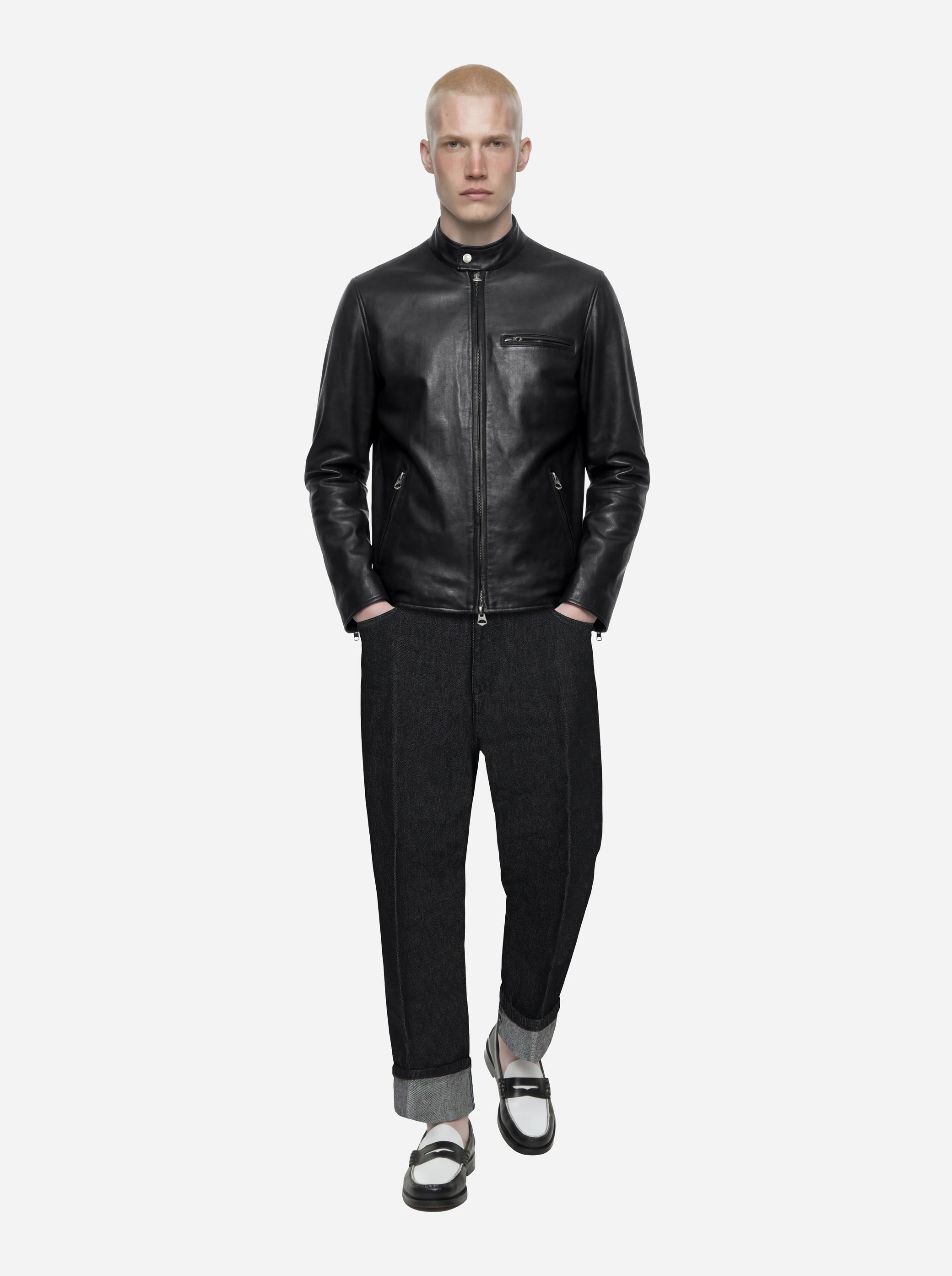 Jeans loose fit Antony in denim nero