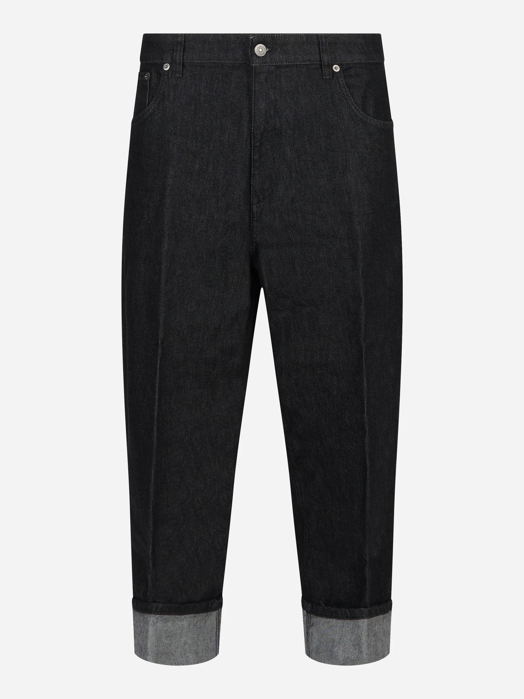 Jeans loose fit Antony in denim nero