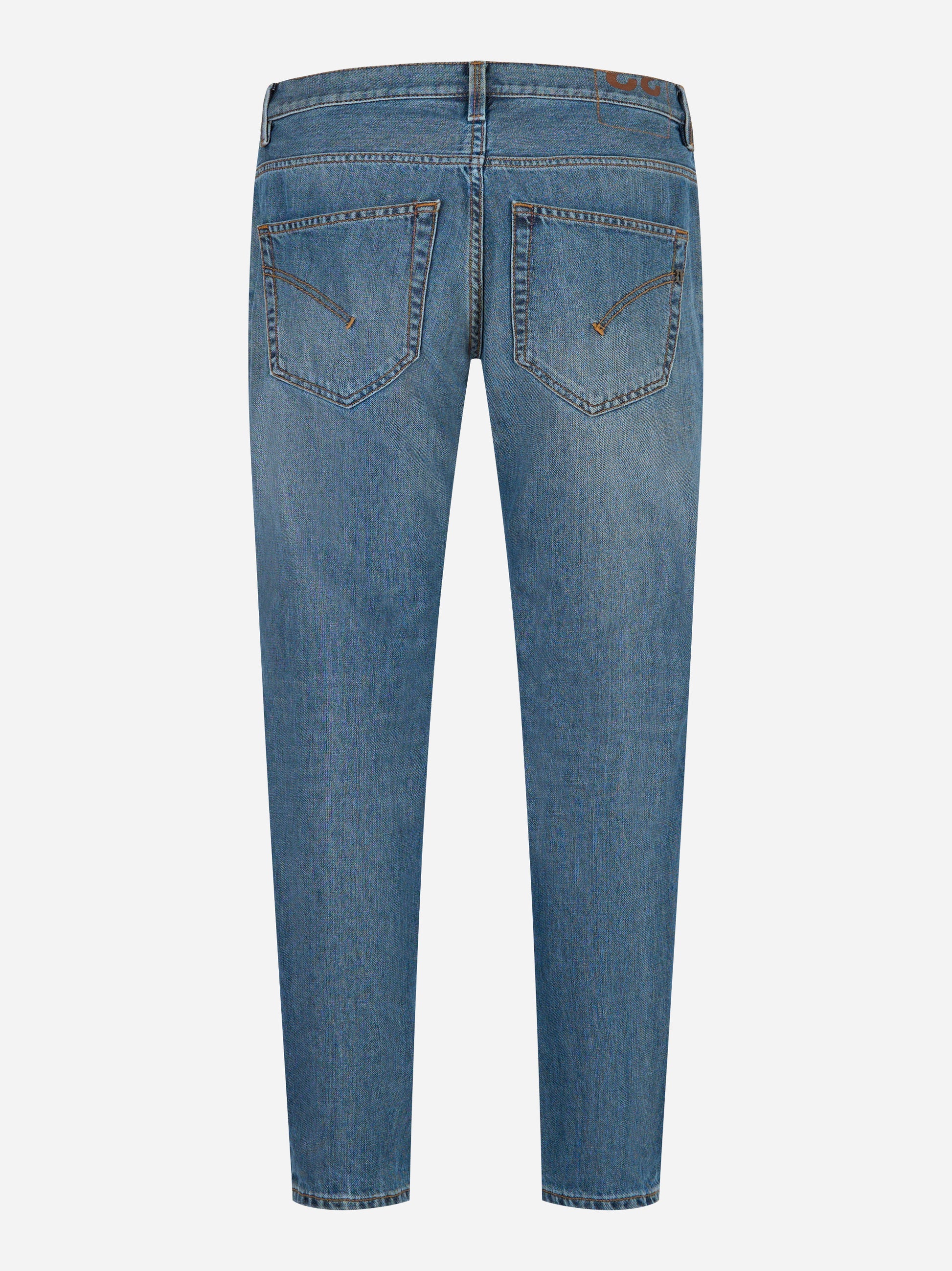 Jeans Dondup Brighton loose fit denim blu retro