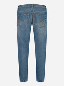 Jeans Dondup Brighton loose fit denim blu retro