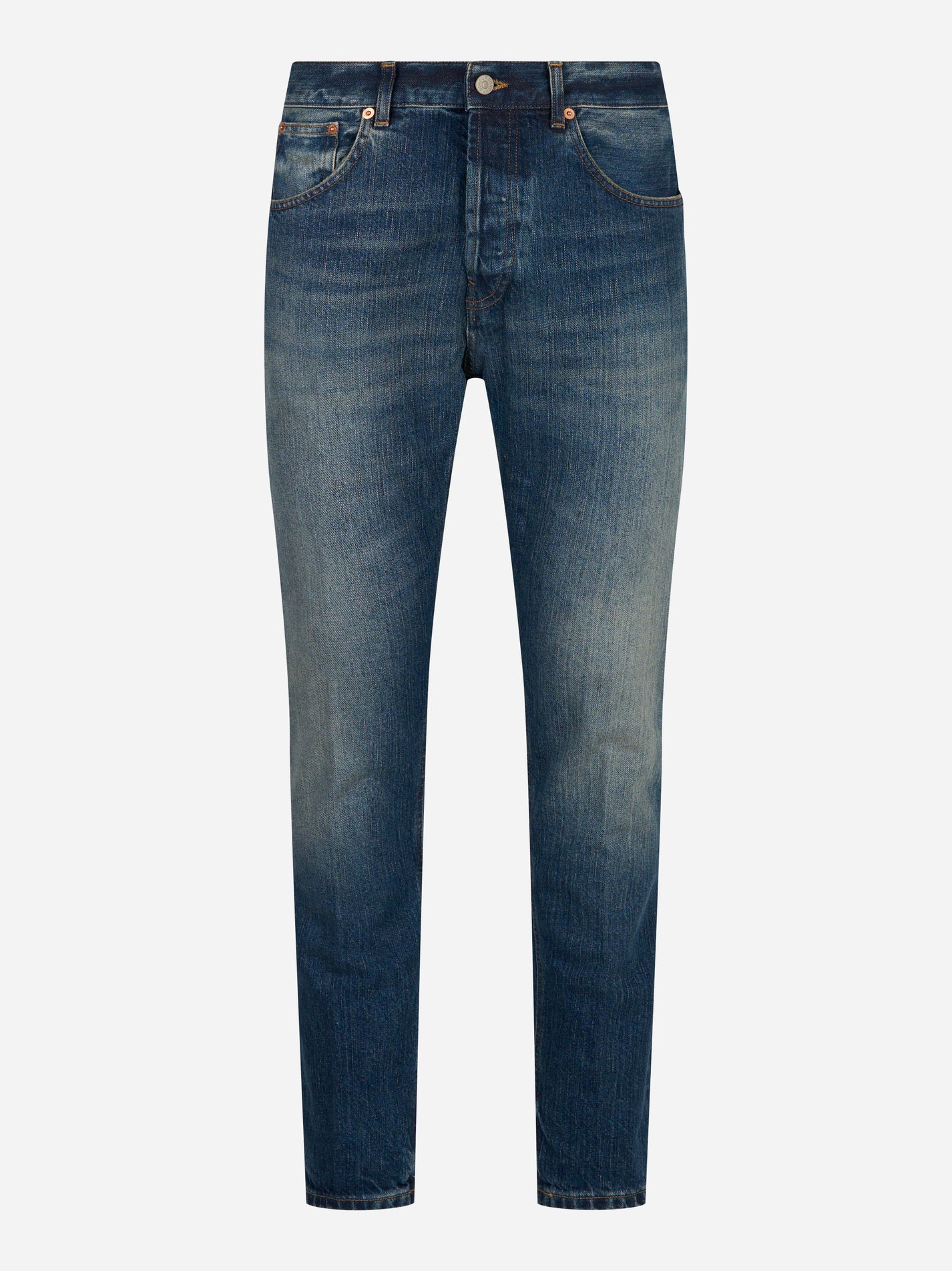Jeans Dondup Dian in denim vintage blu fronte