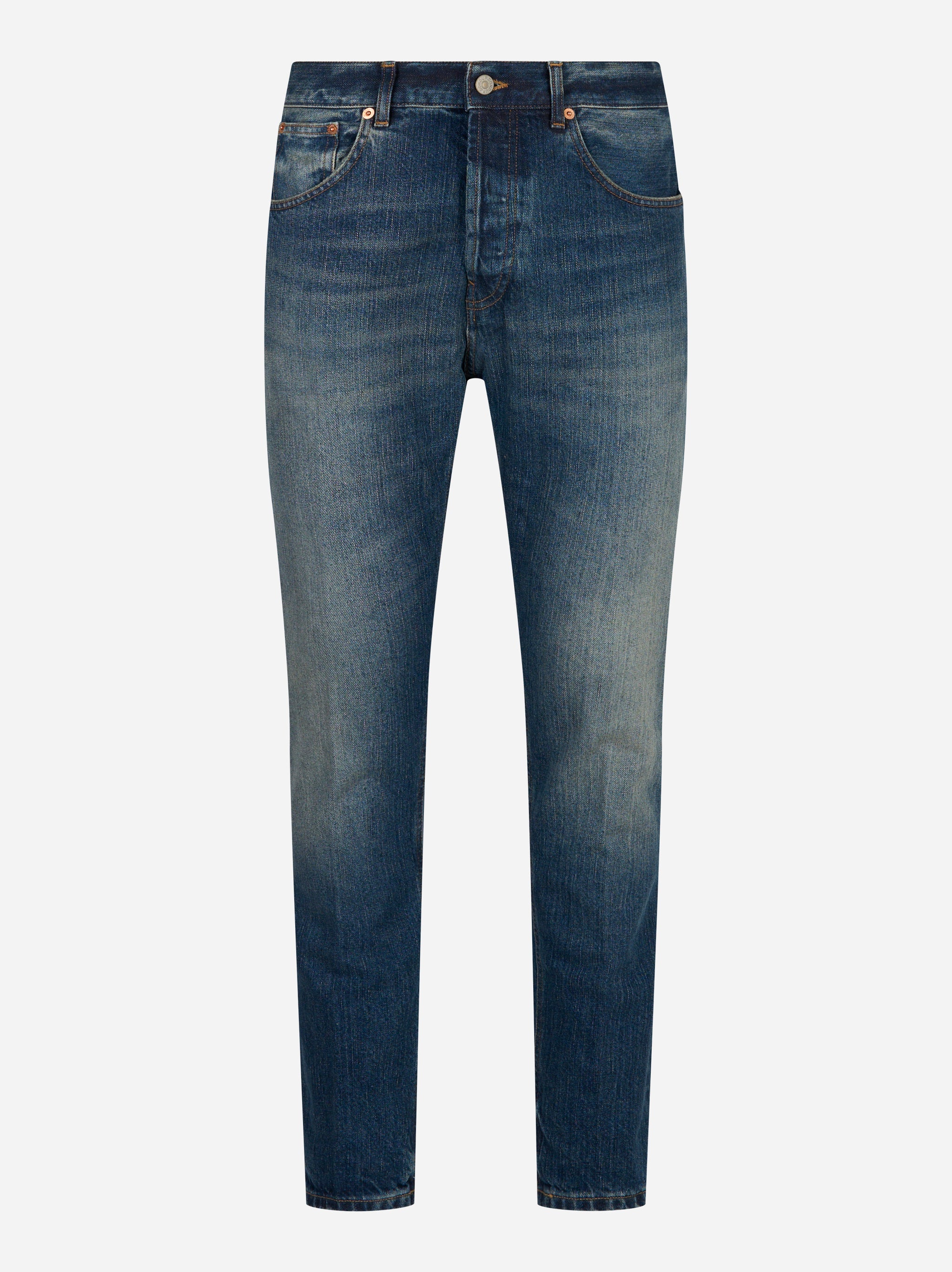 Jeans Dondup Dian in denim vintage blu fronte