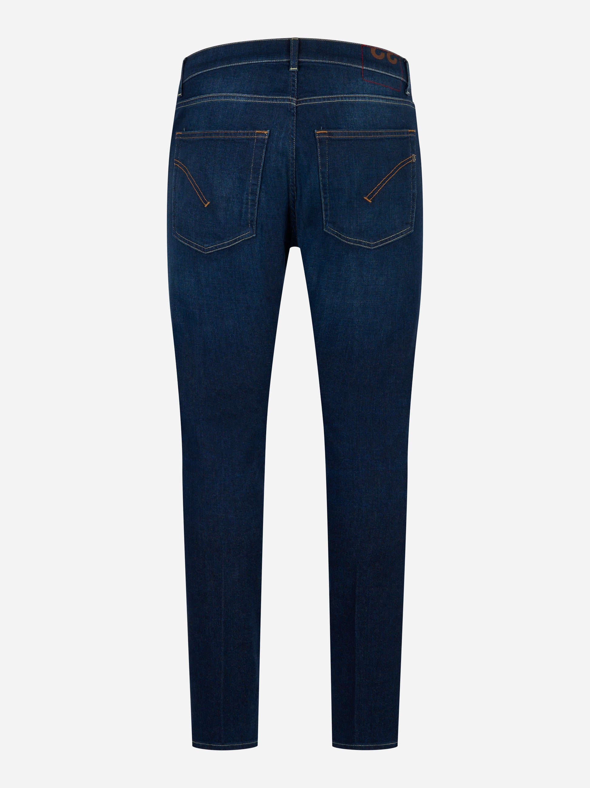 Jeans Dian slim fit in denim stretch blu indaco retro - DONDUP