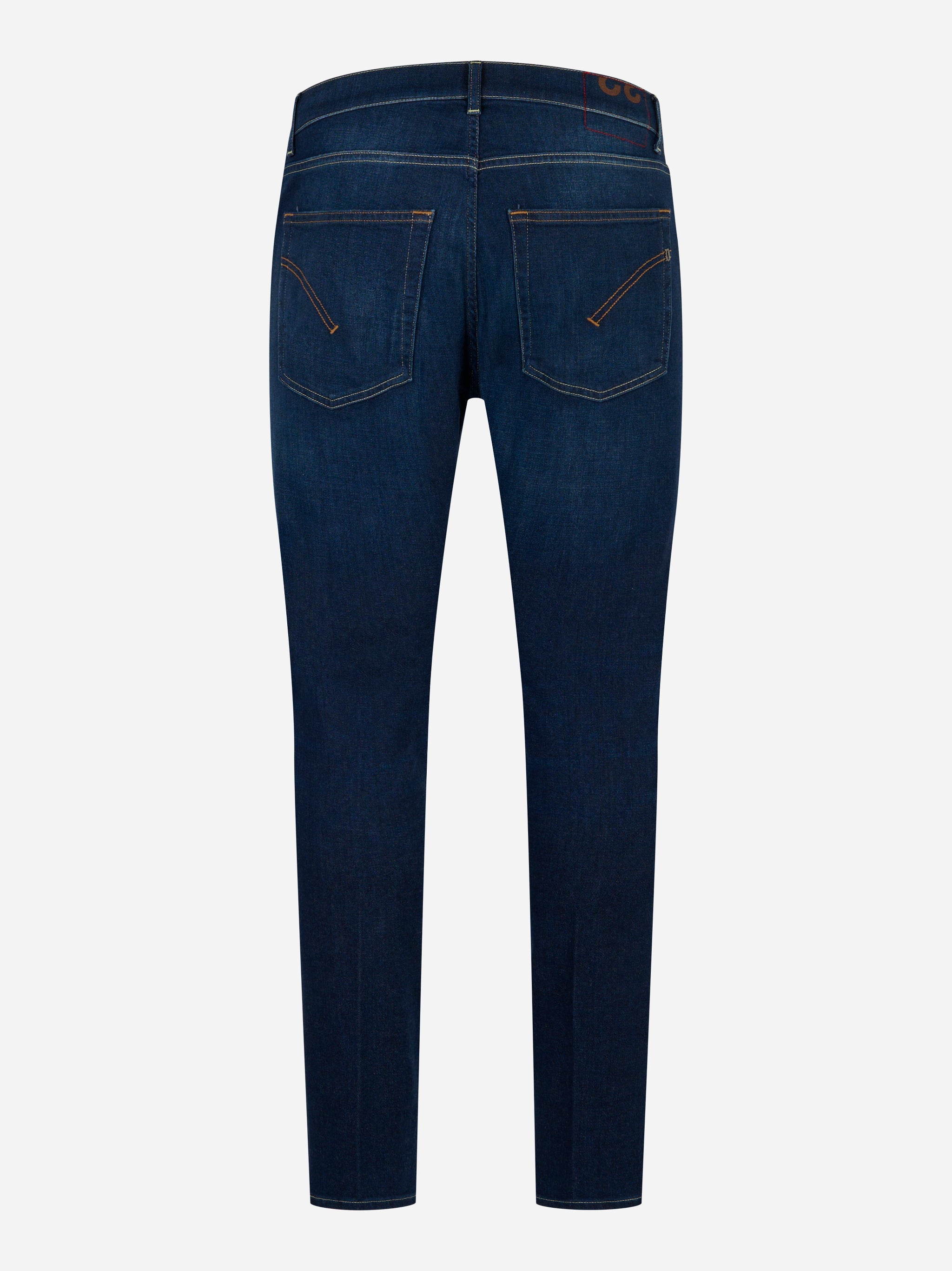 Jeans Dian slim fit in denim stretch blu indaco retro - DONDUP