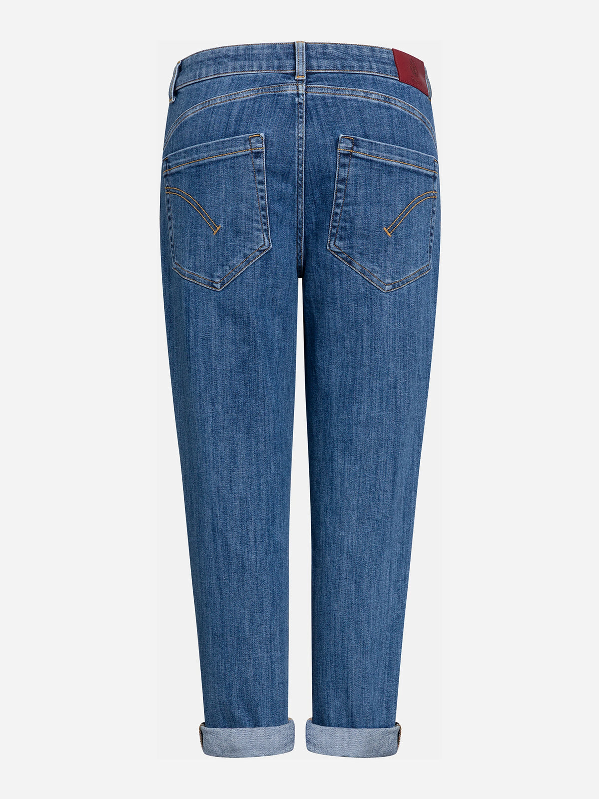 Jeans Koons Gioiello cropped blu - vista posteriore