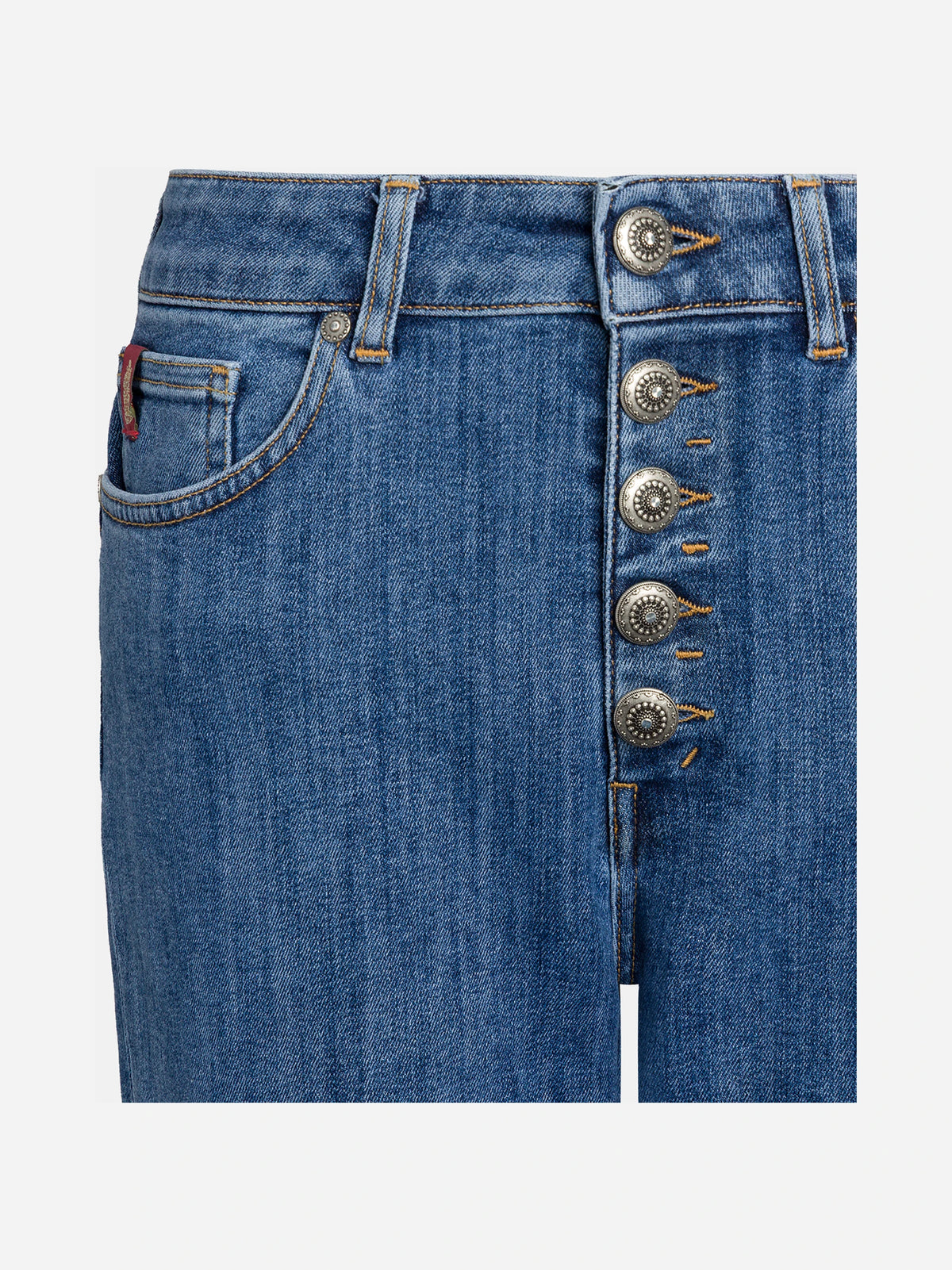 Jeans Koons Gioiello cropped blu - dettaglio del prodotto