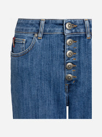 Jeans Koons Gioiello cropped blu - dettaglio del prodotto