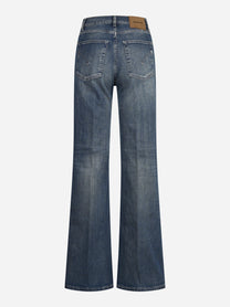 Jeans Amber wide leg blu chiaro - vista posteriore