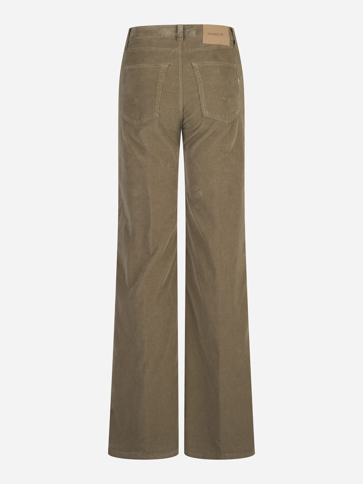 Jeans Amber wide-leg stretch beige - dettaglio del prodotto