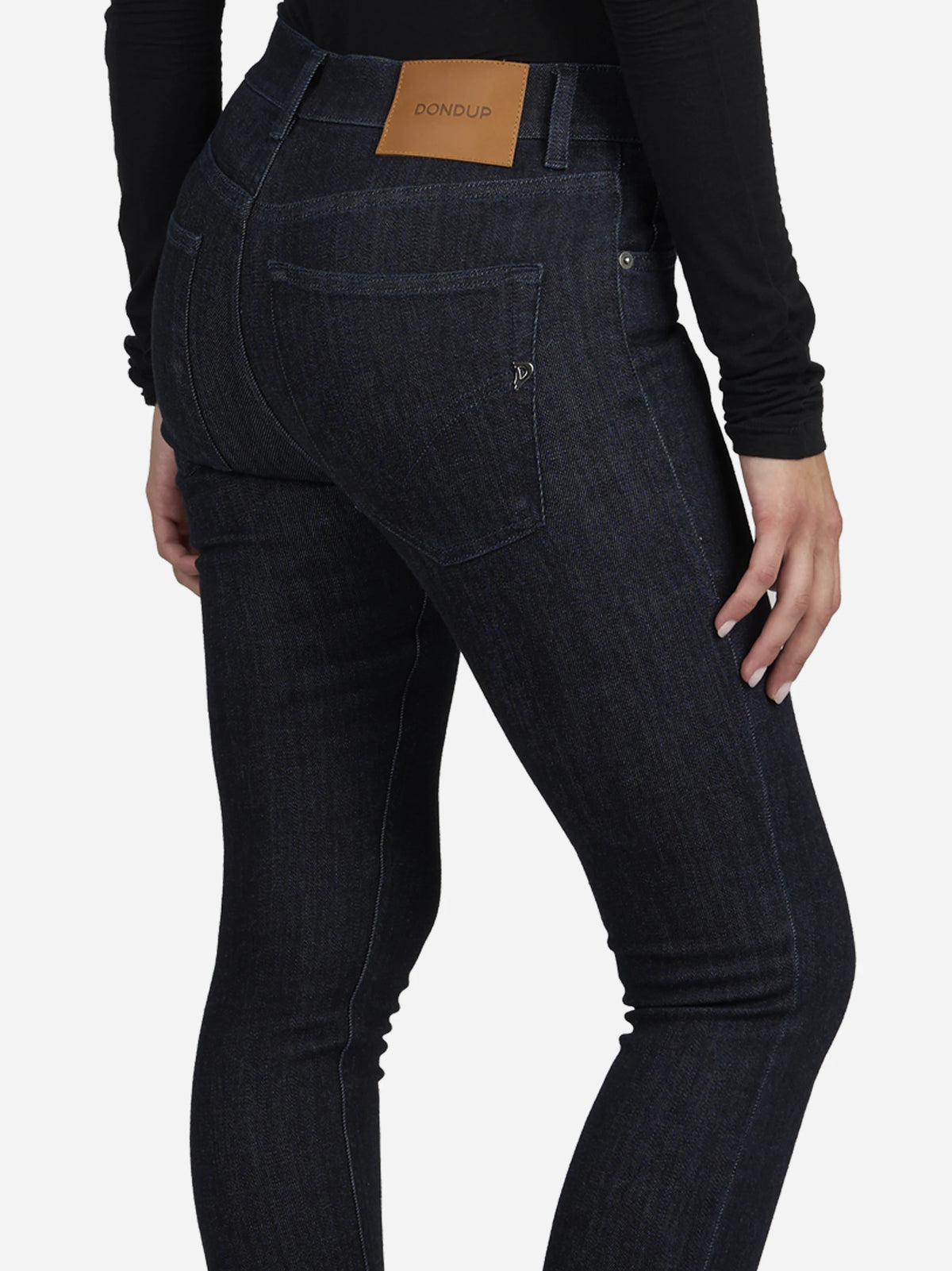 Jeans Kim skinny blu scuro - indossato, vista alternativa