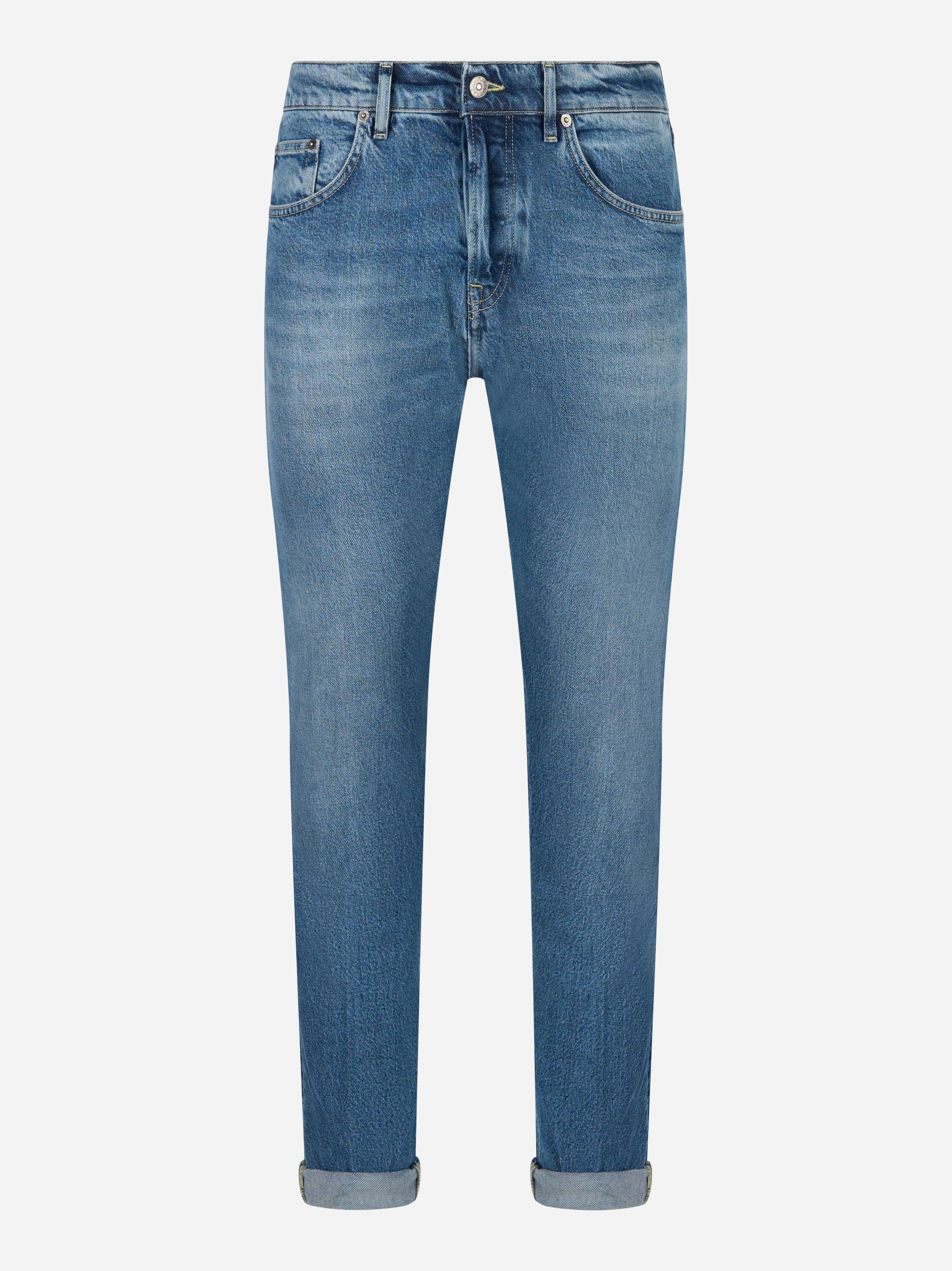 Jeans Icon Dondup slim fit denim blu - vista frontale