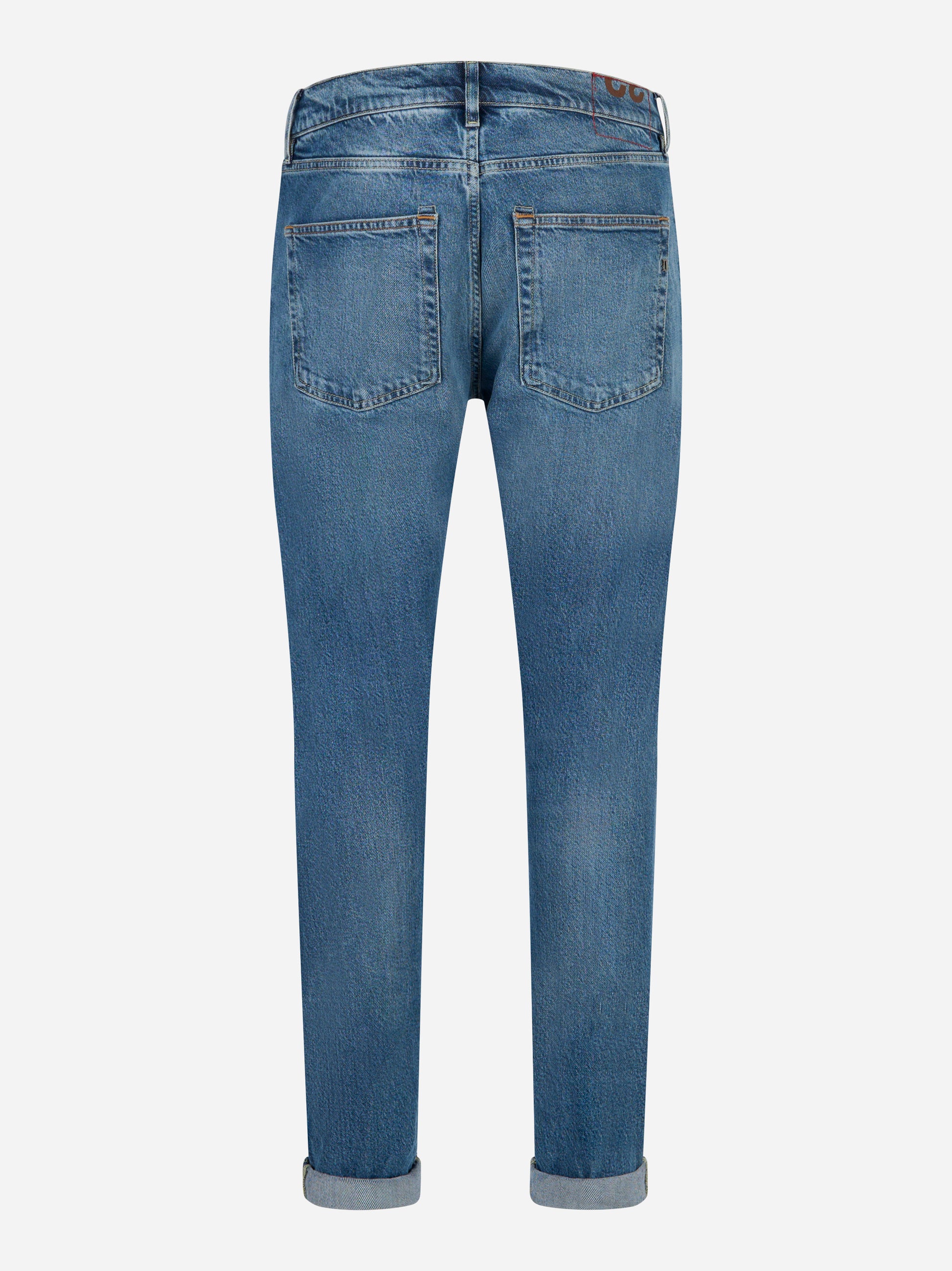 Jeans Icon Dondup slim fit denim blu - vista posteriore