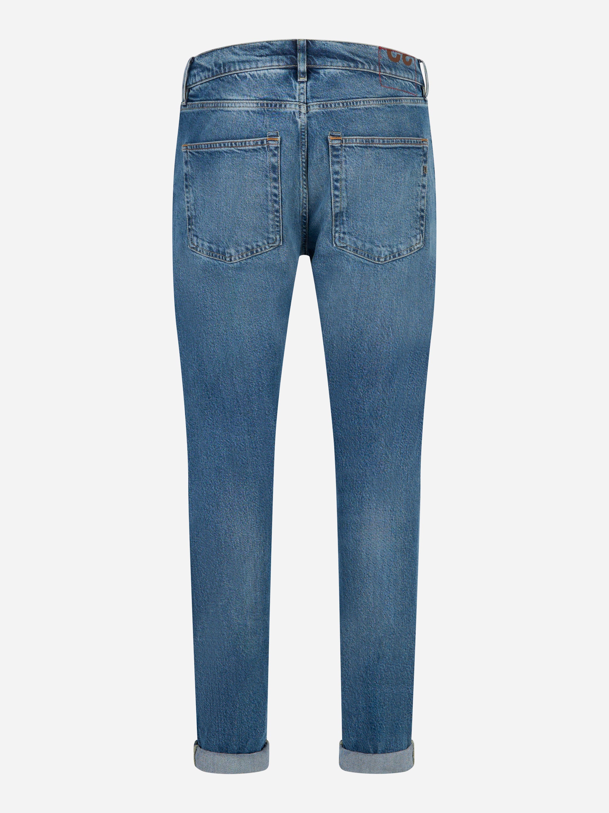 Jeans Icon Dondup slim fit denim blu - vista posteriore