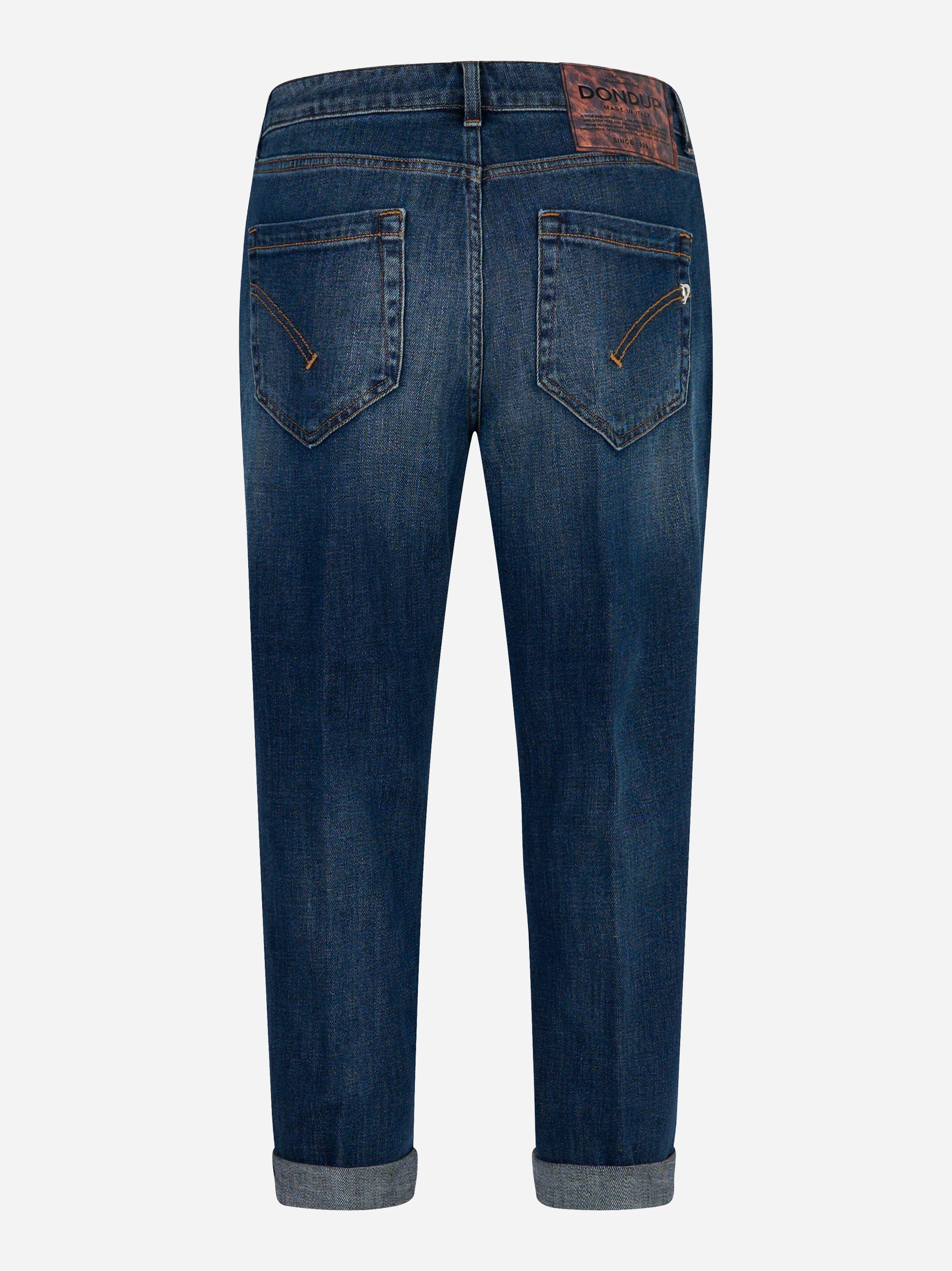 Dondup Jeans Koons loose fit in denim stretch Blu