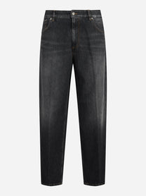 Jeans Anthony loose nero - vista frontale
