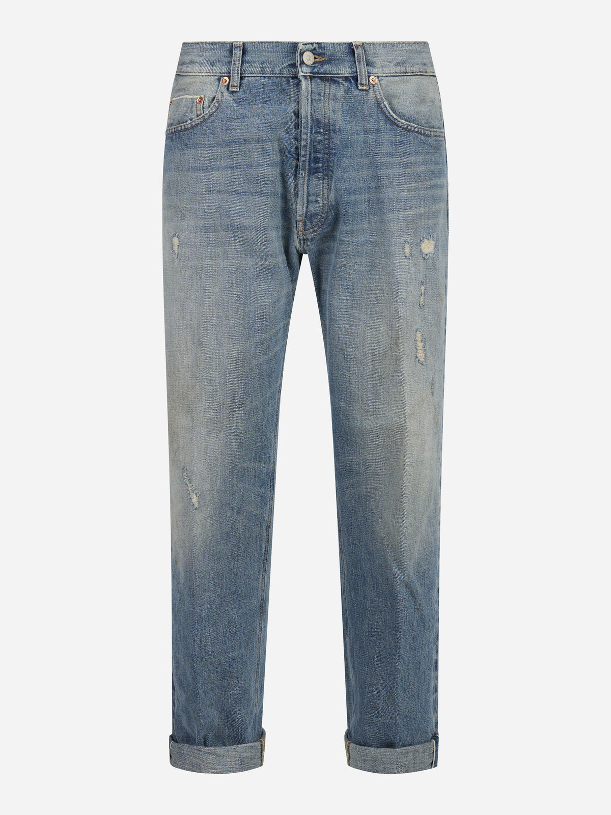 Jeans Yui cinque tasche blu chiaro - vista frontale