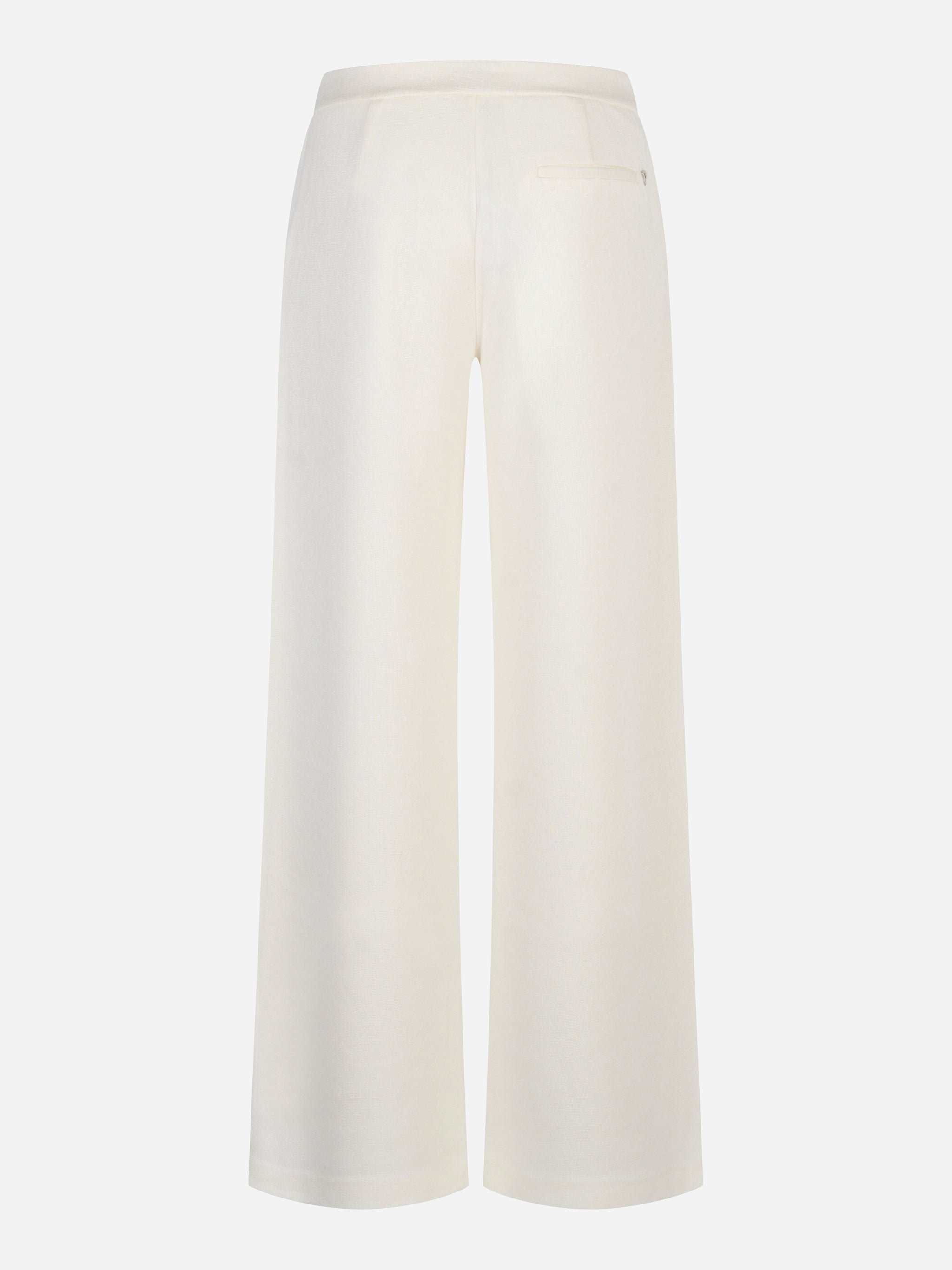 Pantalone bianco panna in felpa Dondup retro