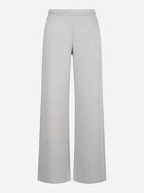 Pantalone in felpa grigio melange DONDUP modello relaxed - fronte