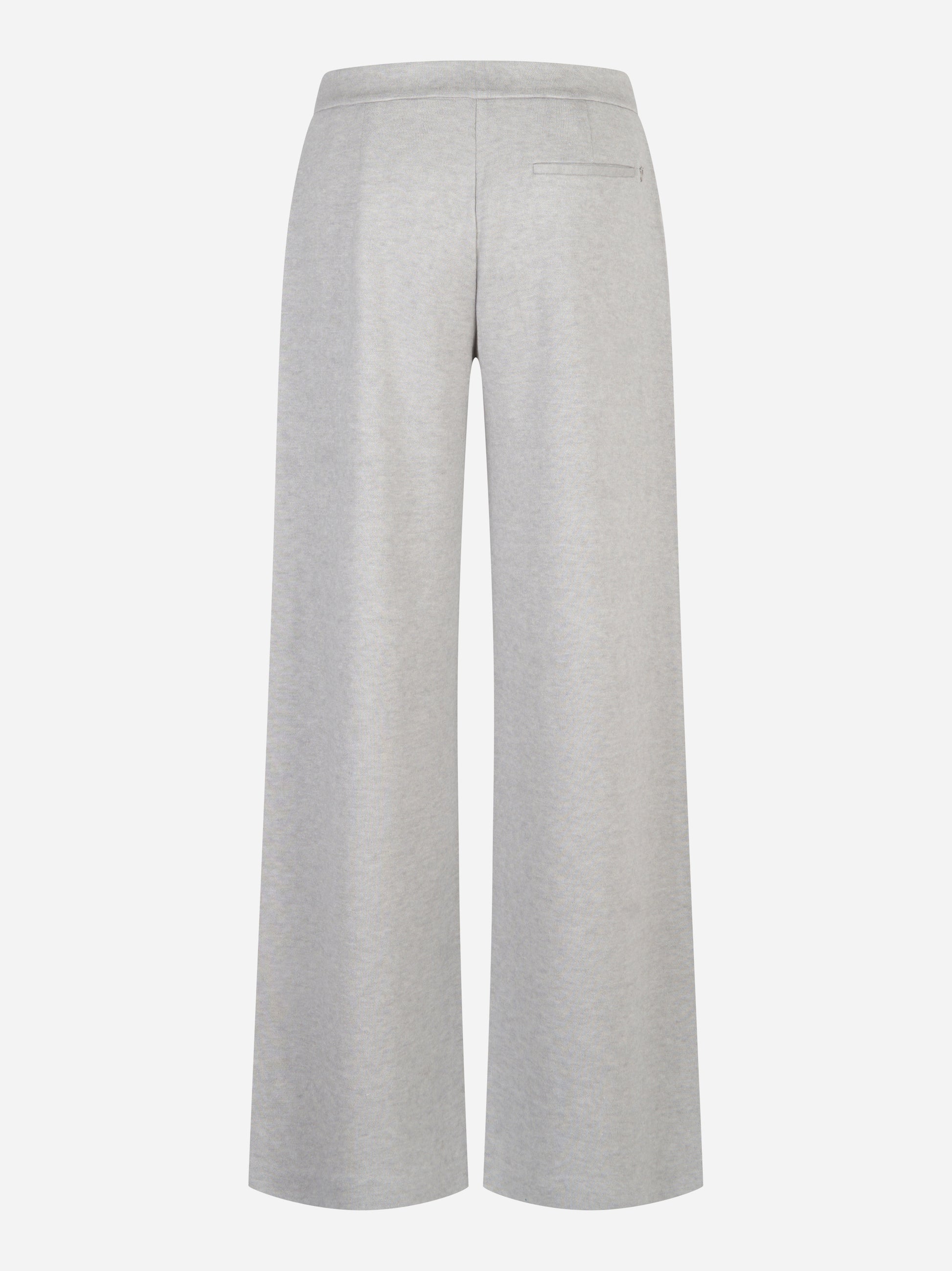 Pantalone in felpa grigio melange DONDUP modello relaxed - retro