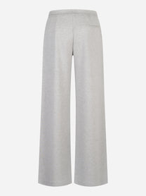 Pantalone in felpa grigio melange DONDUP modello relaxed - retro