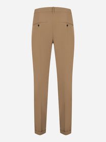 Pantalone Gaubert skinny fit beige Dondup - vista posteriore